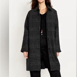 Old Navy Women's Relaxed Button-Front Mac Coat